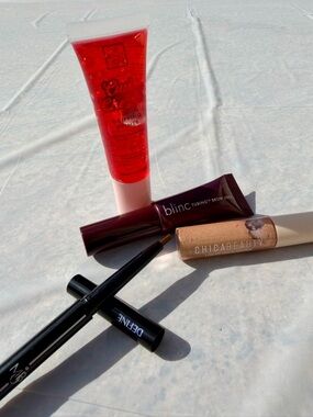 Makeup Bundle Primer Highlighter Brow Pencil Blinc Tubing Brow Gel Retail $68